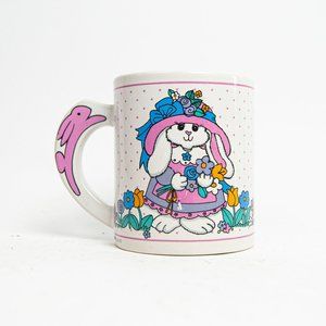 90s Cute Bunny Coffee Mug / Kawaii Coffee Cup /